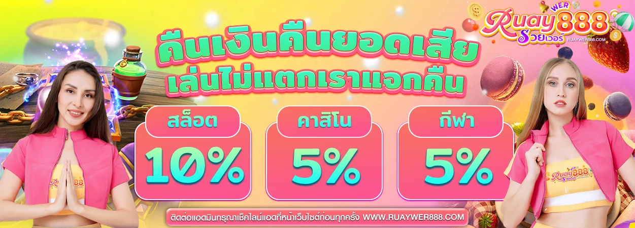 เว็บสล็อตออนไลน์ คืนยอดเสีย10% สูงสุดในไทย